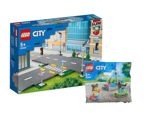 Ameet Verlag Lego City Set: Straßenkreuzung mit Ampeln 60304 + Kinderspielplatz 30588 von AMEET Verlag