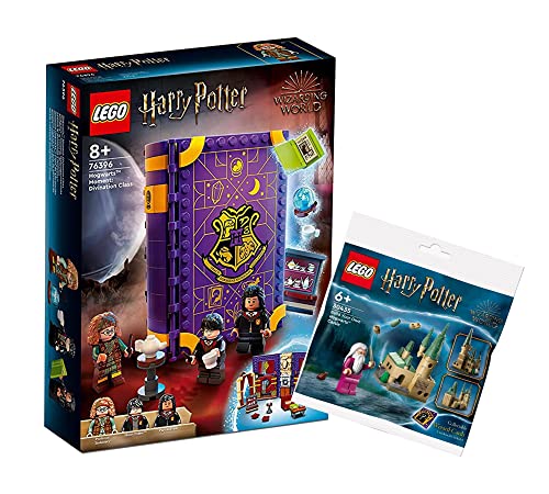 Lego Harry Potter Set: Hogwarts Moment: Wahrsageunterricht Spielzeug-Buch mit Minifiguren (76396) + Hogwarts Schloss (30435) von AMEET Verlag