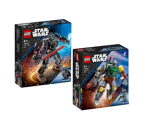 Lego Set: Lego 75368 Star Wars Darth Vader Mech + Lego 75369 Star Wars Boba Fett Mech, für Kinder ab 6 Jahren von AMEET Verlag