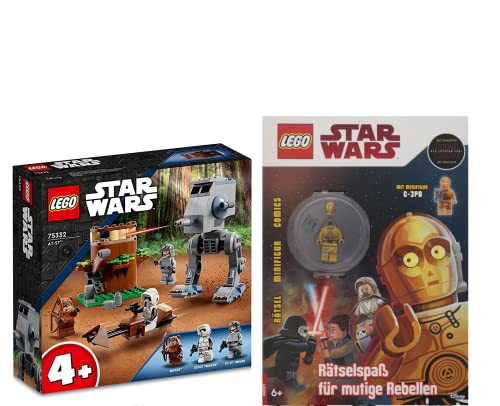 Lego Star Wars Set: at-ST 75332 + Star Wars Rätselspaß für mutige Rebellen (Softcover) von AMEET Verlag