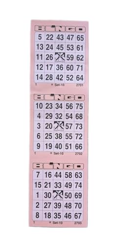 Ameisenkeks® Bingoticket-Block 300 Tickets System 25 aus 75 Nr.10 ORANGE von Ameisenkeks