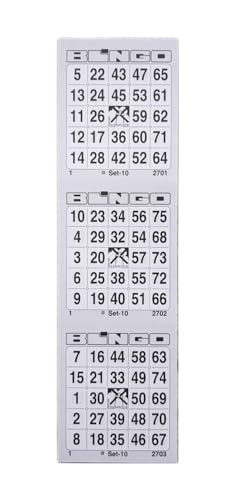 Ameisenkeks® Bingoticket-Block 300 Tickets System 25 aus 75 Nr.2 GRAU von Ameisenkeks