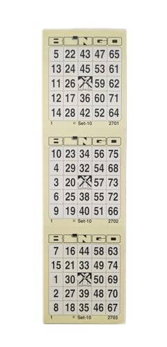 Ameisenkeks® Bingoticket-Block 300 Tickets System 25 aus 75 Nr.3 GELB von Ameisenkeks