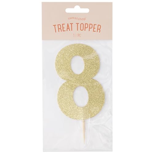 American Crafts Sweetshop Cake Topper-Number 8 von American Crafts