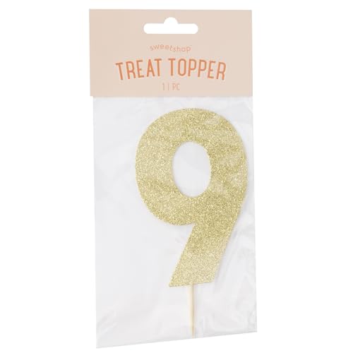 American Crafts Sweetshop Cake Topper-Number 9 von American Crafts