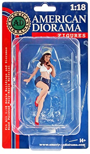 AMERICAN DIORAMA 1/18-76342 - Pin-Up Girl Figuren - Sandra von American Diorama