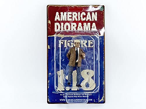 American Diorama 76297 Miniaturauto aus der Kollektion, Beige/Braun von American Diorama