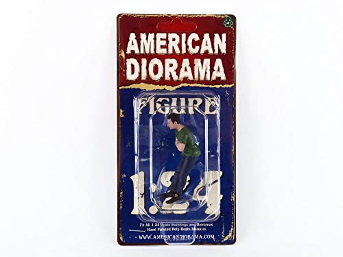 American Diorama 76390 Miniaturauto, Grün/Blau von American Diorama