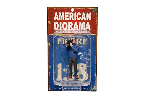 American Diorama – 77427 – Figur – Camera Man – Echelle 1/18 – Blau/Schwarz von American Diorama