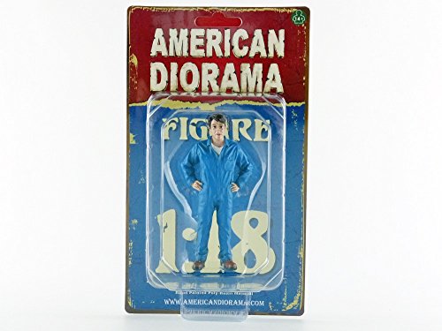 American Diorama – 77444 – Figur Mechaniker – John – Echelle 1/18 – Blau von American Diorama