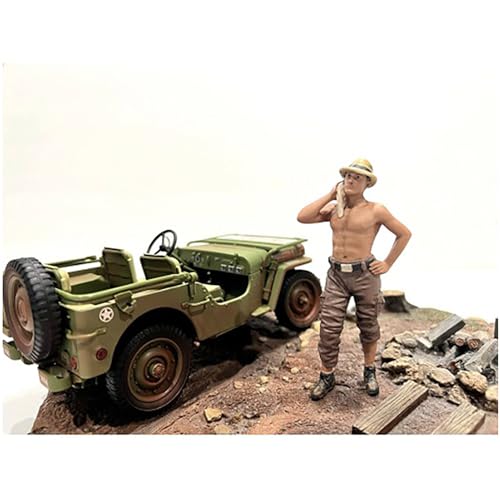 American Diorama - Fig Mechanic Crew 4x4 Offroad Kamel Trophy I - 1/18 von American Diorama