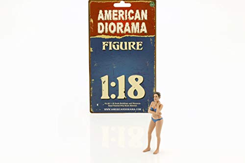 American Diorama Kalender-Girl Dezember im Bikini 1:18 von American Diorama