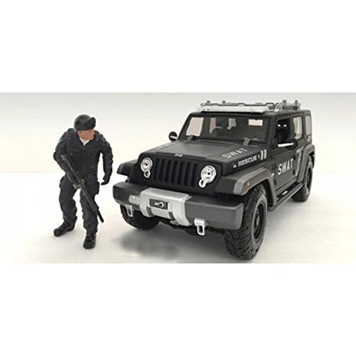 SWAT Team Rifleman Figur Polizei Modell Police 1:24 American Diorama AD-77470 von American Diorama