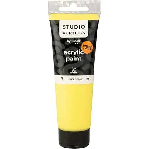 Creall havo33705 120 ml 05 Lemon Gelb Havo Studio Acrylics Paint Tube von American Educational Products