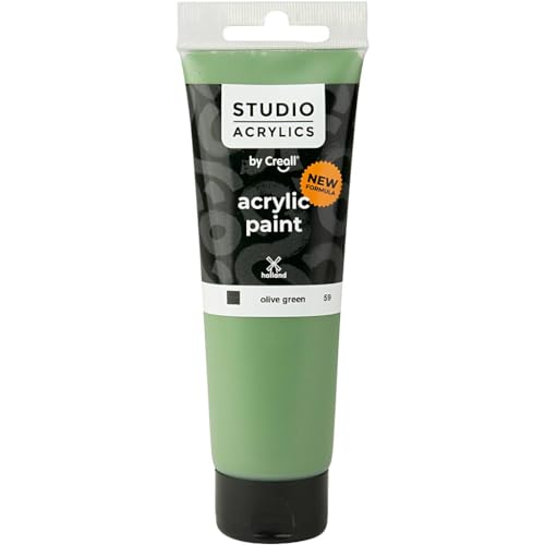 Creall havo33759 120 ml 59 Oliv Grün Havo Studio Acrylics Paint Tube von American Educational Products