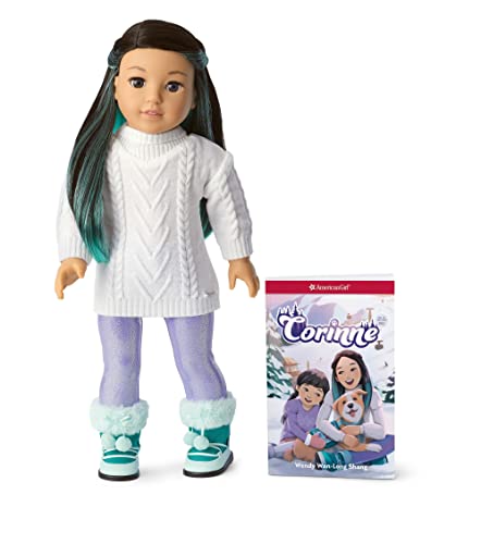 American Girl Corinne Puppe & Buch von American Girl