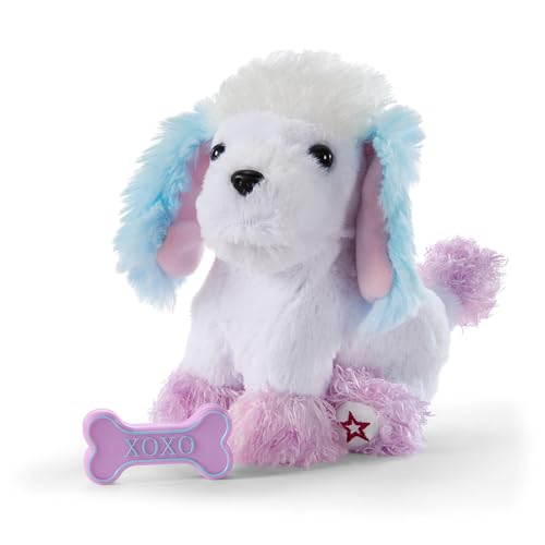 American Girl Truly Me 45,7 cm Puppe Tropischer Taffy Pudel Haustier mit rosa Schleife und Hundeknochen Spielzeug, ab 6 Jahren von American Girl