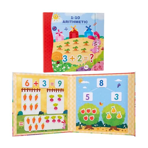 Amesor Alphabet-Lernkarten, Rechtschreibspiel, Magnetisches Zahlen-Alphabet-Alphabet-Lernspielzeug, Lernaktivitäten für Kleinkinder, Sichtwörter, Buchstabierspiel für Kinder, und Mädchen ab 36 Monaten von Amesor