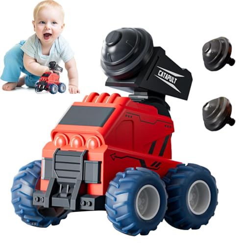 Amesor Bauauto-Spielzeug,Bau-LKW-Spielzeugautos - Kleine Steine ​​werfende Bagger-Rückziehfahrzeuge,Klassenzimmerpreise, Press-to-Launch, Trägheitssegelfliegen für Kinder, und Mädchen von Amesor