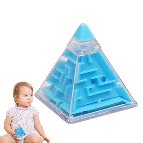 Amesor Mini-Labyrinthwürfel, Sequential Pyramid Brain Teasers Game, Tragbares magisches Lernspielzeug für Kinder – Goodie-Bag-Füller und Strumpffüller von Amesor