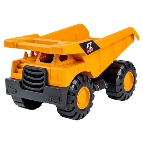 Amesor Minis Bagger Spielzeug, Konstruktionsspielzeug Für Kinder, Simulation Eines Trägheits Spielzeugautos, 2 In 1 Reibungsauto Model, Ingenieur Bulldozer Für Kinder, Kipper von Amesor