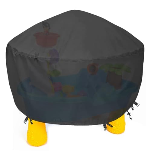 Amesor Wassertischabdeckung Littles Tikes | Staubdichte, UV-beständige, wasserdichte Kinder-Wassertischabdeckung,34 x 34 x 18 Zoll große Wassertisch-Spielzeugabdeckung für den Außenbereich von Amesor