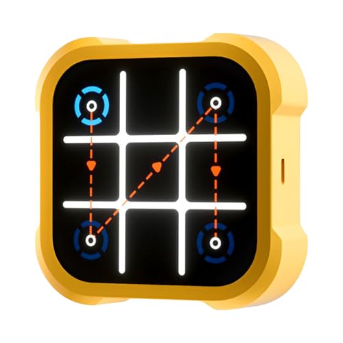 Tic-Tac-Toe Bolt Spiel, 3-in-1 Puzzlespielkonsole, Tragbares Reisespiel Für Bildung Und Gedächtniswachstum, Mehrzweck-Fingerspitzenspielzeug-Brettspiel Für Treffen Mit Freunden, Familientreffen von Amesor