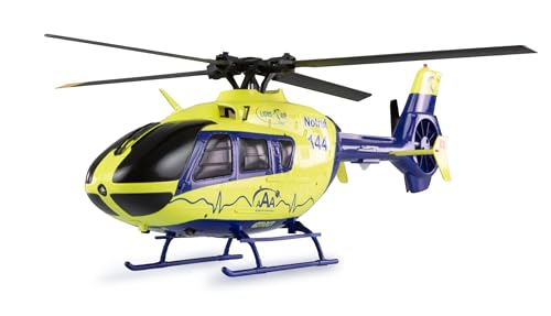 AFX-135 PRO Alpine Air Ambulance Helikopter 6-Kanal RC ferngesteuert 6G RTF, Neongelb von Amewi