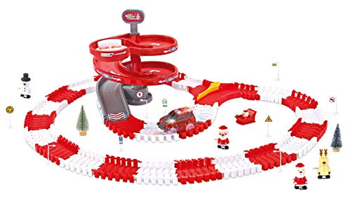 Amewi 100664 Magic Traxx Weihnachtsstrecke, Rot/Weiß von Amewi