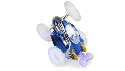 Amewi 22409 blau, Spinstar Mini-Stuntfahrzeug 2,4GHz, RTR, Kleiner Flitzer mit Wilden Stunt-Funktionen von Amewi