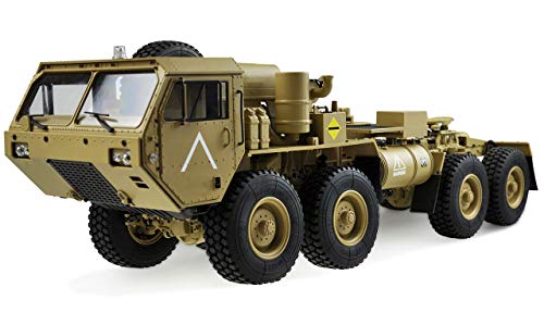 Amewi 22436 U.S. Militär Truck V2 8x8 1:12 Zugmaschine Sandfarben Militärtruck von Amewi