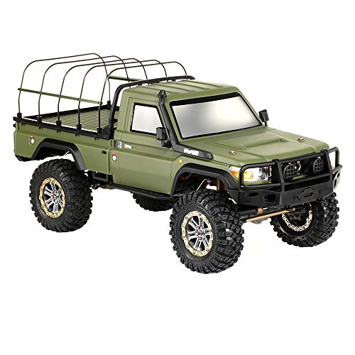 Amewi 22461 RC Scale Crawler AMXRock RCX10PS Pick-Up 1:10, RTR Militär grün von Amewi