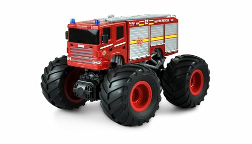 Monster Feuerwehr Truck 1:18, RTR rot von Amewi