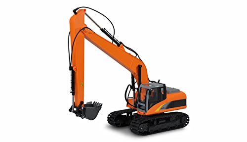 Amewi 22545 Bagger G211E 1:14, RTR, Sound, Licht, 10-Kanal, orange von Amewi