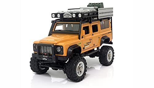 Amewi 22567 D90X28 Metall Scale Crawler 4WD 1:28 RTR gelb von Amewi