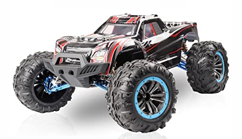 Amewi 22569 Crusher Monstertruck brushless 4WD 1:10 80km/h RTR, Schwarz-rot von Amewi