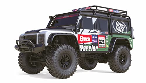 Amewi 22590 Dirt Climbing Fierce Tiger SUV Crawler 4WD 1:10 RTR schwarz, inkl. Fernsteuerung, Akku, Ladekabel von Amewi