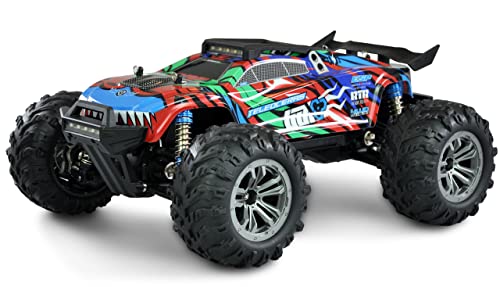 Amewi 22610 Teleoceras Stunt Truck 4WD 1:12 mit Gyro RTR, bunt, inkl. Fernsteuerung, Akku, Ladekabel von Amewi