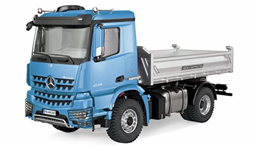 Amewi 22613 Mercedes-Benz Arocs Hydraulik Muldenkipper Pro-Version 4x4 1:14 RTR hellblau von Amewi