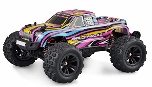 Amewi 22628 Hyper GO Monstertruck brushless 45km/h 4WD 1:16 RTR blau/rot von Amewi