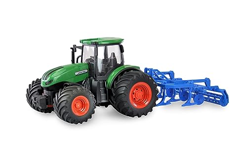 Amewi 22640 RC-Traktor mit Grubber, Sound & Licht, 1:24 RTR grün von Amewi