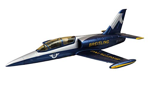 Amewi 24095 AMXFlight L-39 Albatros, Breitling Design, RC Flugzeug, ferngesteuert, EPO, PNP, blau-Silber von Amewi