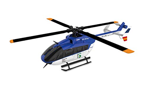 Amewi 25193 EC145 Helikopter Brushless 6 Kanal, RTF Hubschrauber, Blau/Weiß von Amewi