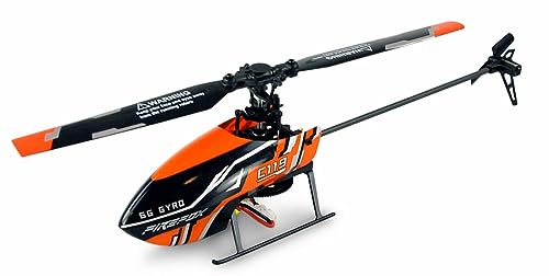 Amewi 25312 AFX4 Single-Rotor Helikopter 4-Kanal 6G RTF 2,4GHz RC Hubschrauber, Schwarz-orange von Amewi