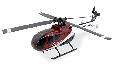 Amewi 25320 AFX-105 X 4-Kanal Helikopter 6G 2,4GHz RTF, Rot-weiß-schwarz von Amewi