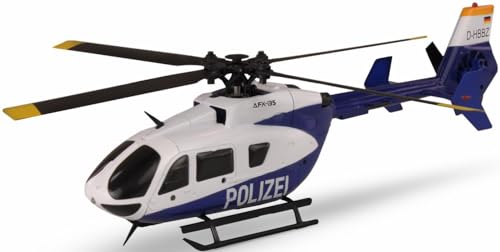 Amewi 25328 AFX-135 Polizei 4-Kanal Helikopter 6G RTF, Blau/Weiß von Amewi