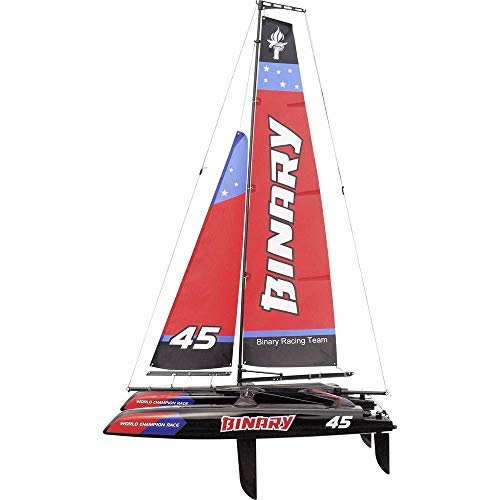 Amewi 26059 Binary - Katamaran Segelboot 40 cm, 2,4GHz, Mehrfarbig, Youth Large / 11-13 von Amewi