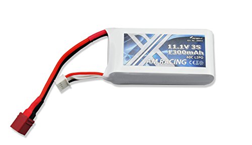 Amewi 28893 AM Racing, 11.1V, 1300 mAh, 40C LiPo Akku Deans von Amewi