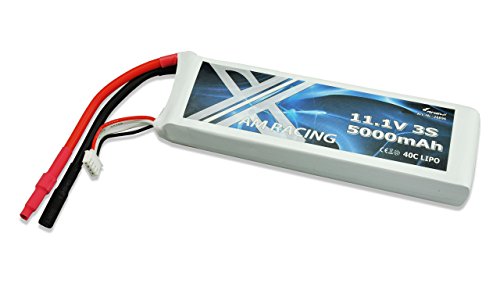 Amewi 28896 LiPo Akku 3S 11,1V 5000mAh 40C Softcase, 5mm Goldkontakt von Amewi