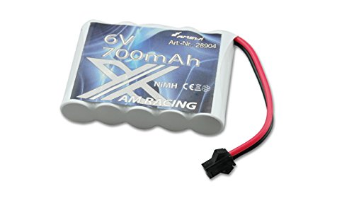 Amewi 28904-700mAh 6V NI-MH Akku AM X-Racing für 1:14/1:18, Fahrzeug von Amewi